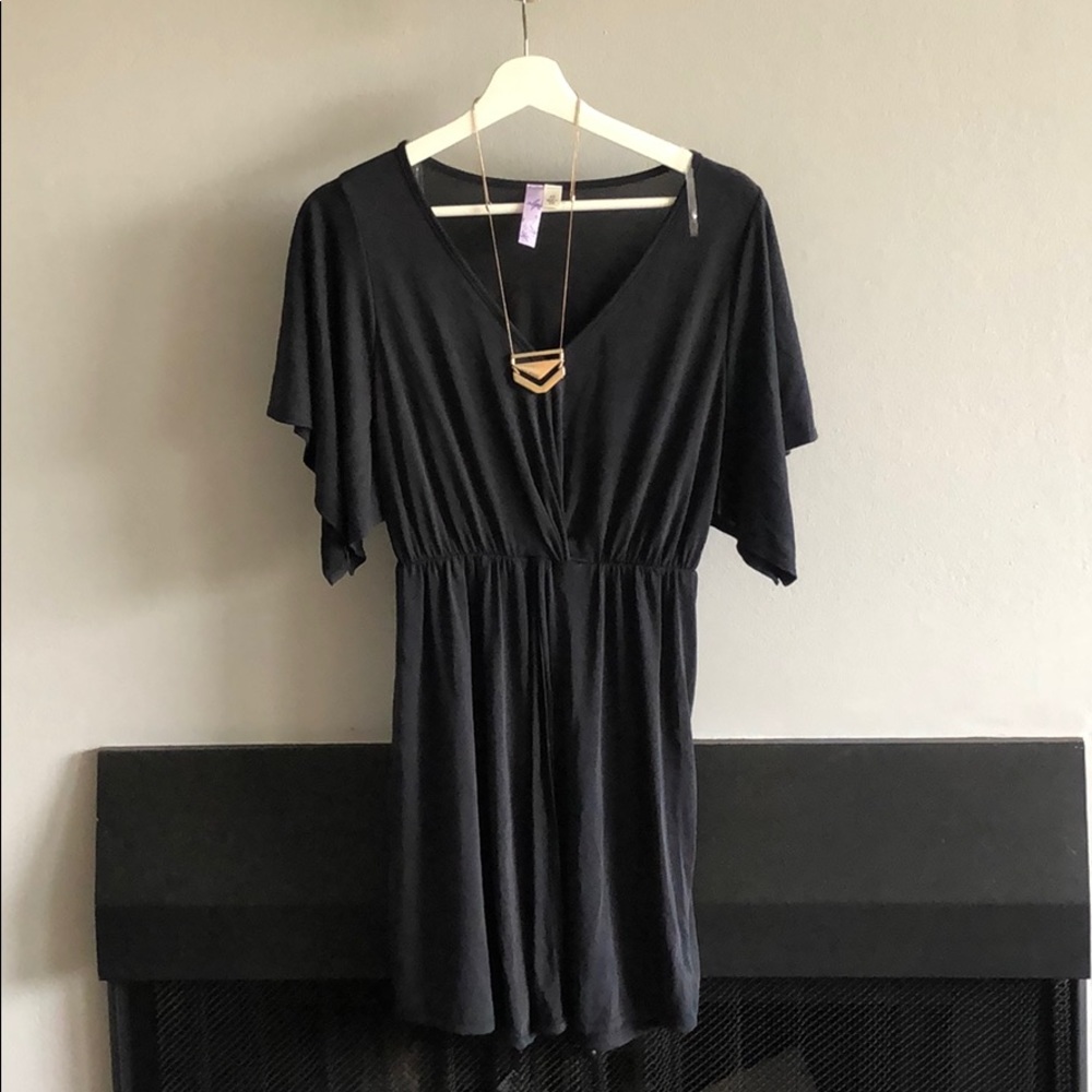 Alya Faux Wrap Dress